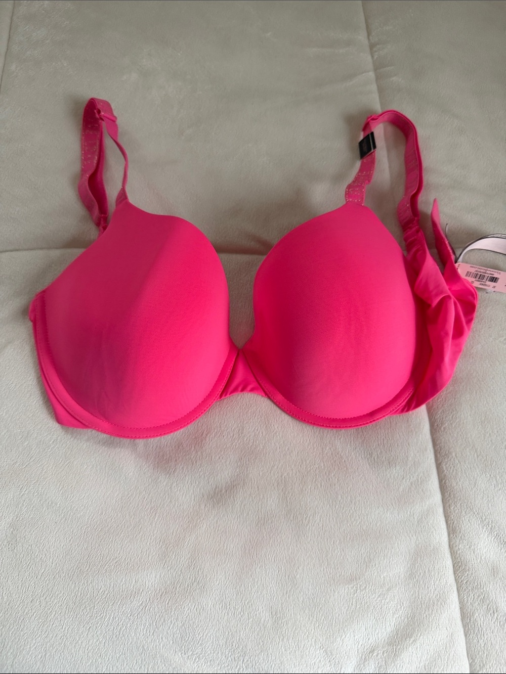 Victoria's Secret Hot Pink Smooth T-Shirt Bra